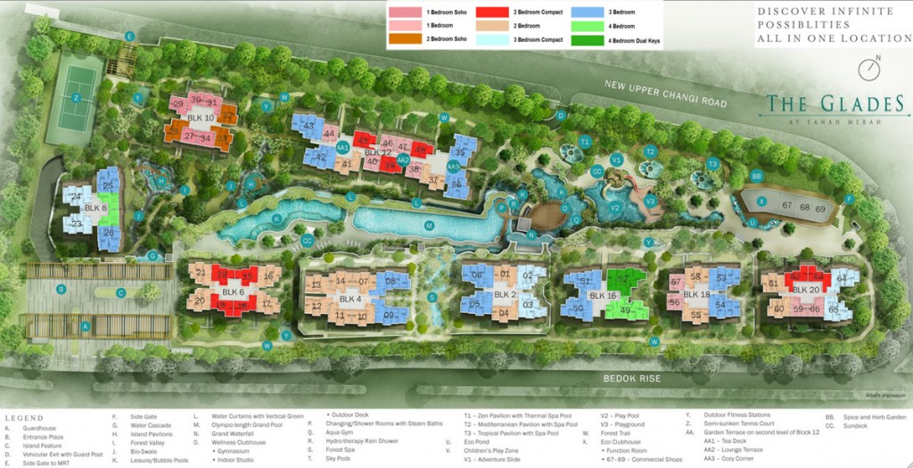 The Glades Site Plan