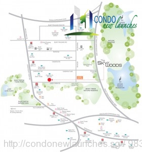 The Skywoods Location Map