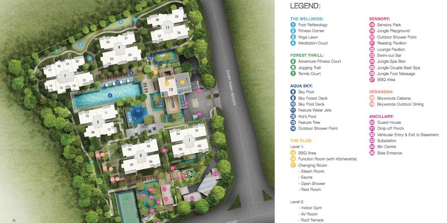 The Sky Woods Site Plan