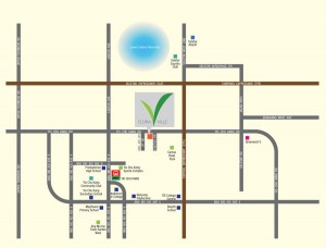 flora ville location map