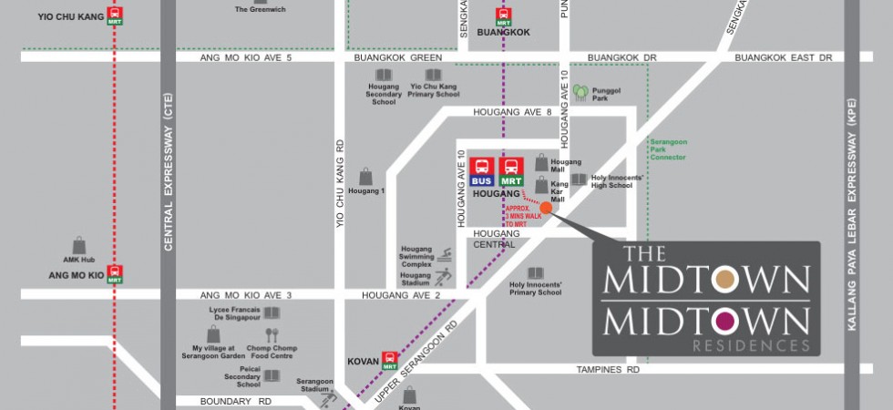 midtown location map