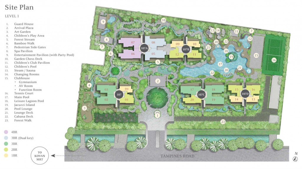 the tembusu site plan