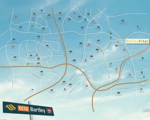 bartley ridge location map