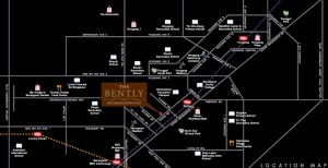 the bently residences location map