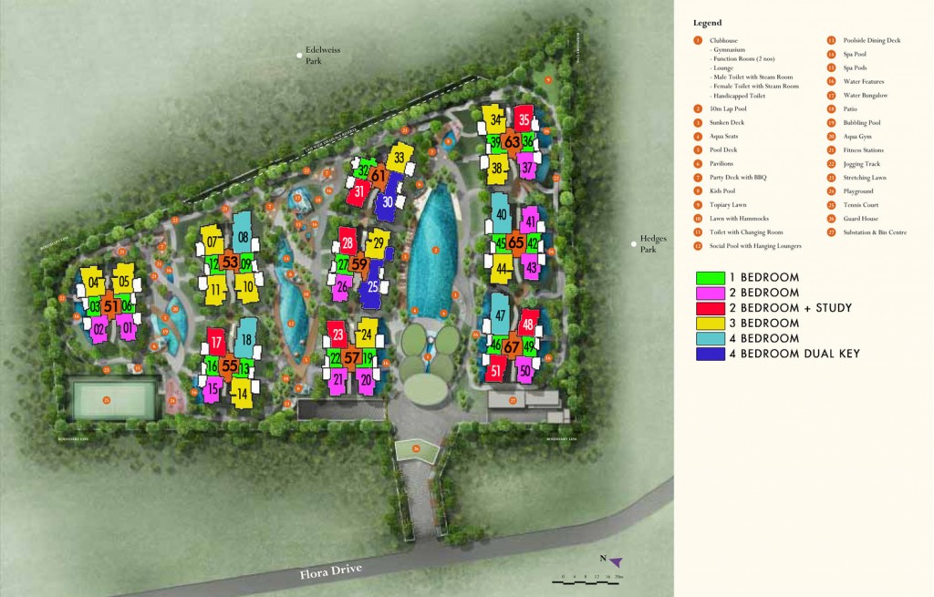 the inflora site plan