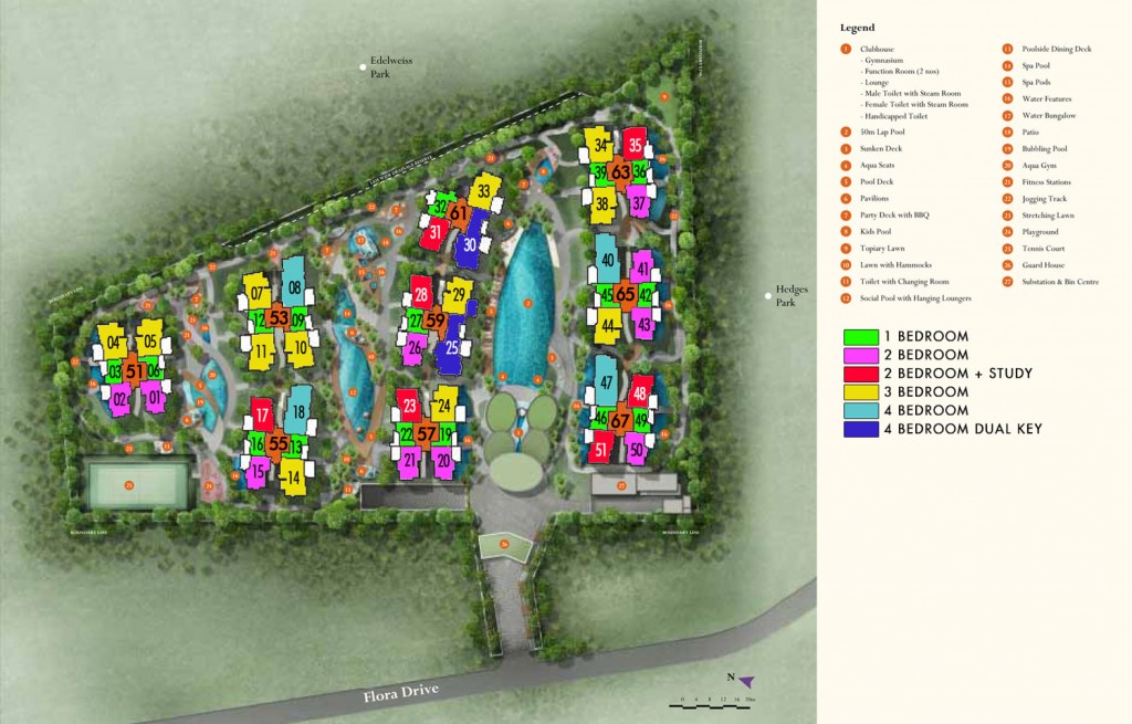 the inflora site plan