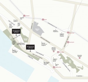 village pasir panjang location map