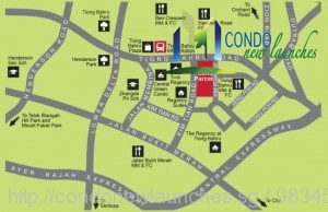 Highline Residences Kim Tian Actual Site Map