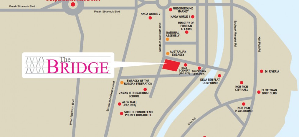 The Bridge Location Map