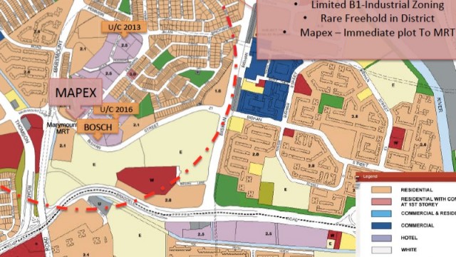 Rare MAPEX B1 Industrial Development @ Marymount MRT