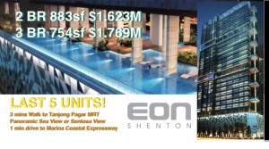 EON Shenton Last 5 Units Price Promo