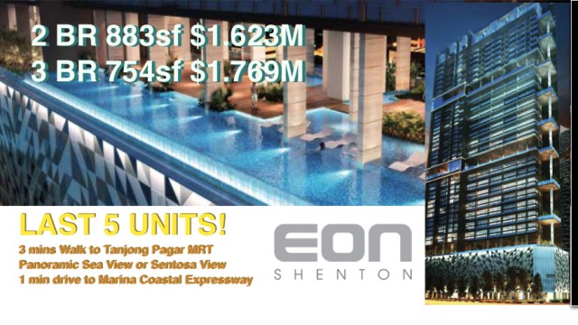 EON Shenton Last 5 Units Price Promo