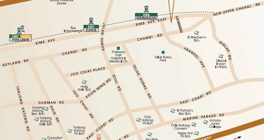 Terra-Villas-freehold-terrace-location-map