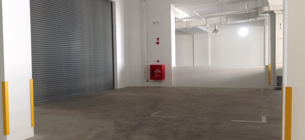 Food factory with loading lot